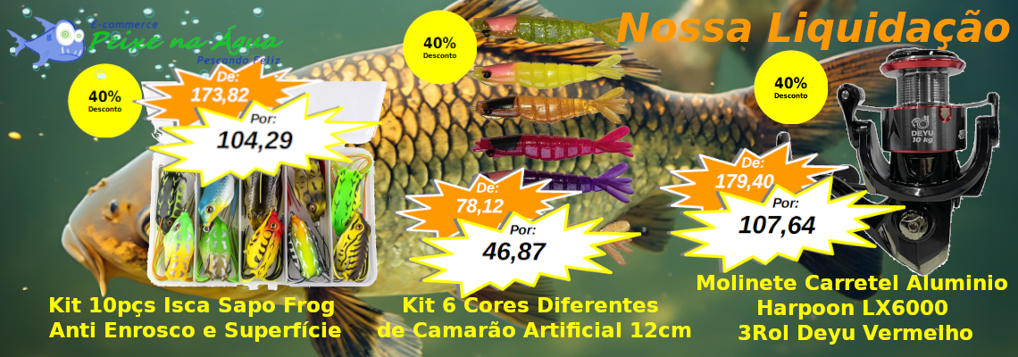 Nossa Liquidação de Produtos em Toda Loja